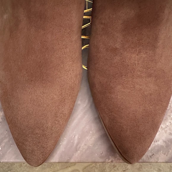 New Leather Suede Booties - Picture 2 of 8